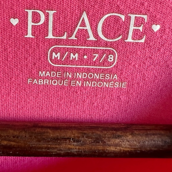 Place Girl’s Sequined Pink and Gold Silver Flowy Soft Heart Dress Size Medium - Picture 7 of 13